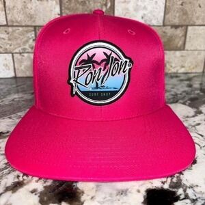 Ron Jon Surf Flat Bill‎ Hat Neon Pink
